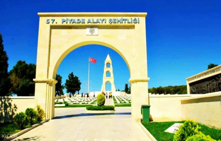 The Turkish 57th Infantry Memorial in Gallipoli, honoring the brave soldiers of WWI.